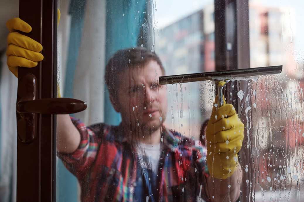 Fenster putzen